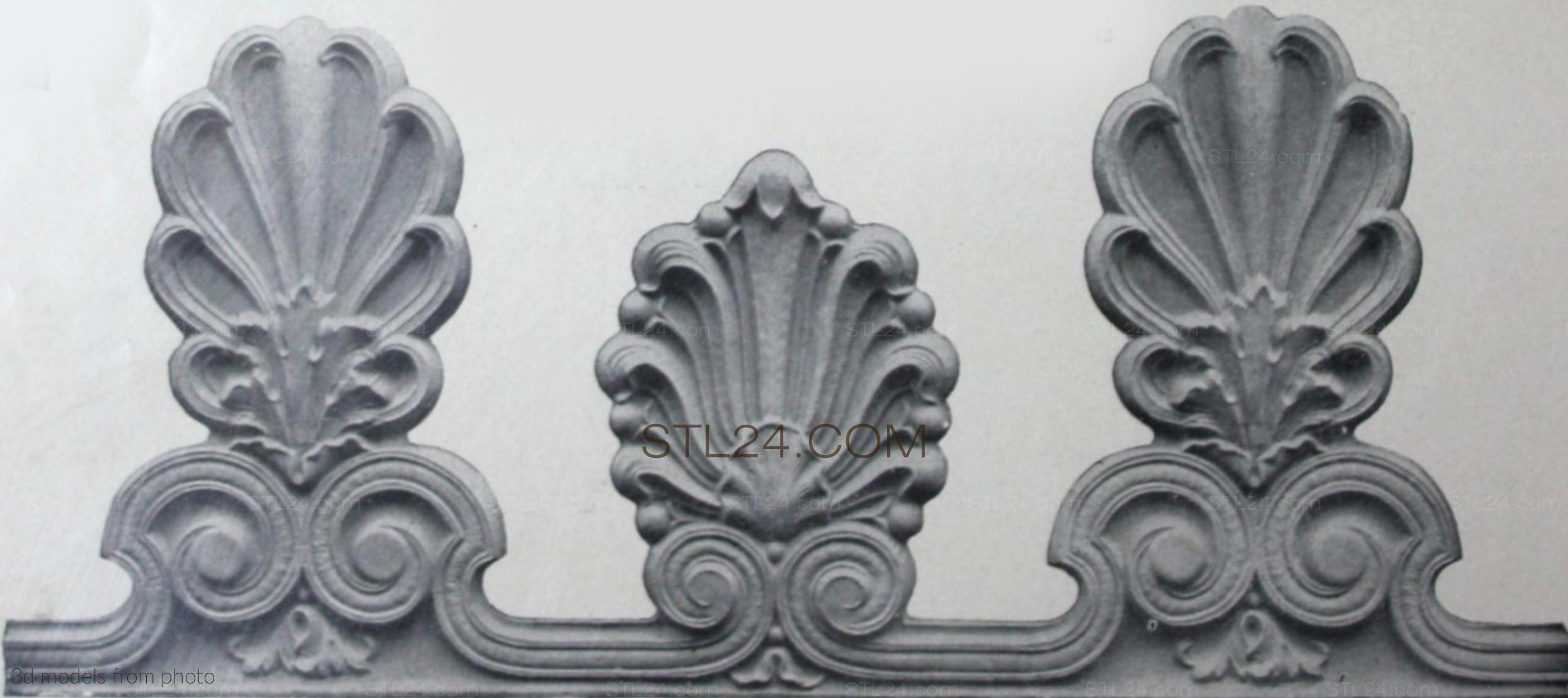 Фризы (FRIESE_1512 -  | 3D model 3DSMAX / OBJ / STL) 3D модель для ЧПУ станка